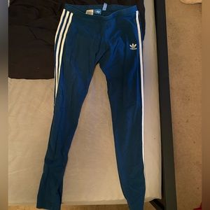 Blue Adidas leggings